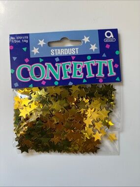 Amscan Gold Star Stardust Confetti Pack